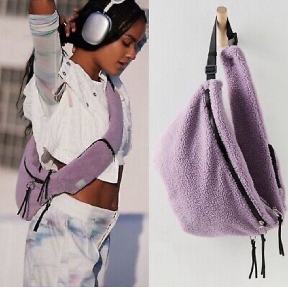 FP Movement by Free People Purple Sherpa Sling Bag